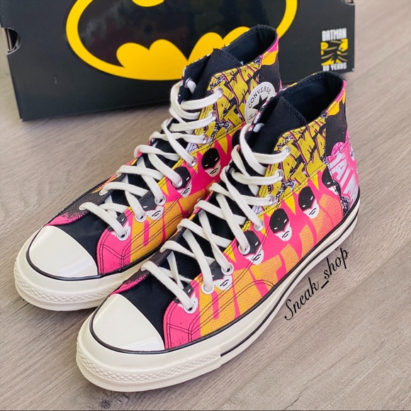 NWT Converse X Batman Chuck 70 High Top Mens Shoes